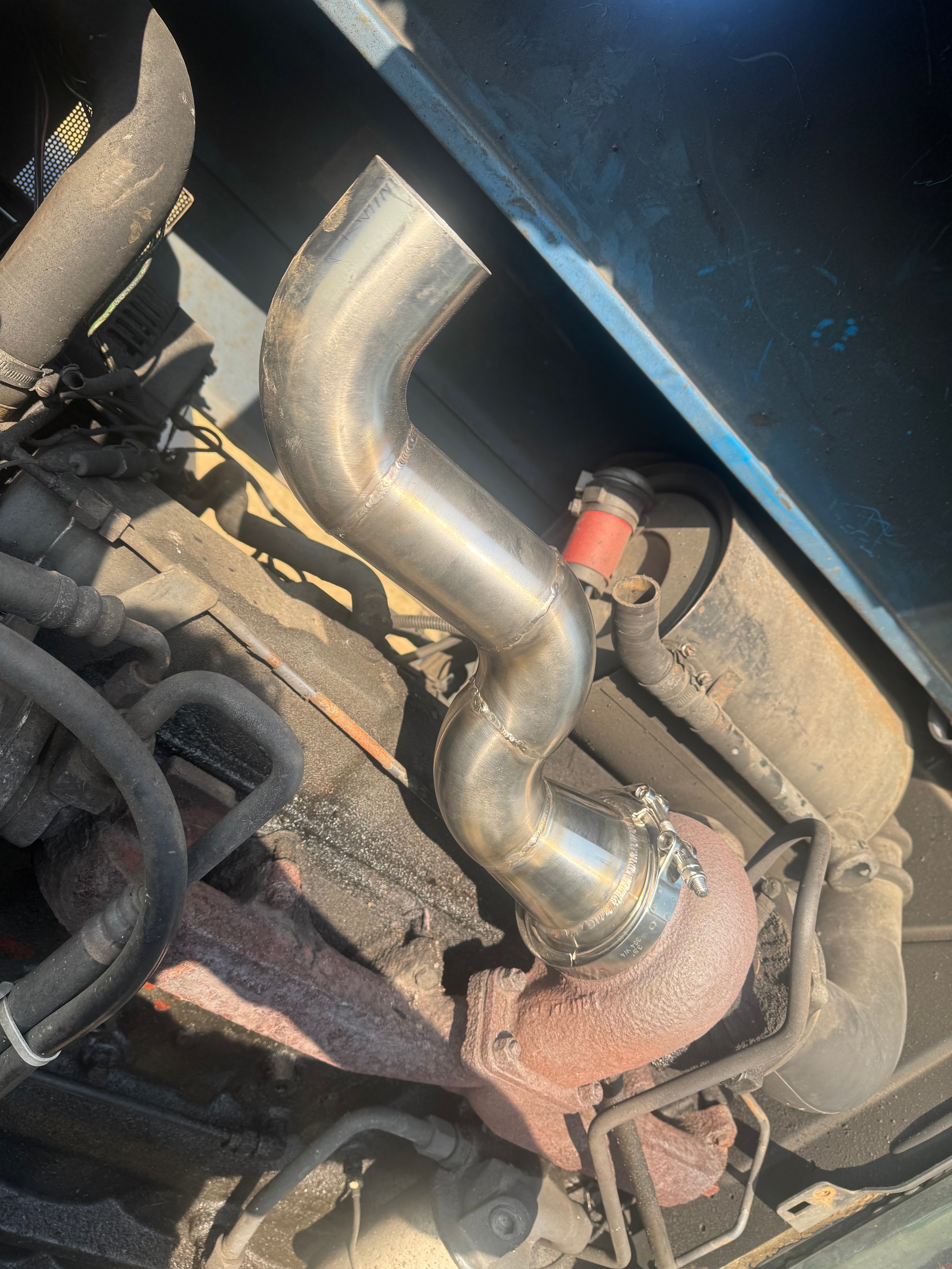 New Holland/Ford 7840/8340 Turbo Exhaust Box Delete Only!